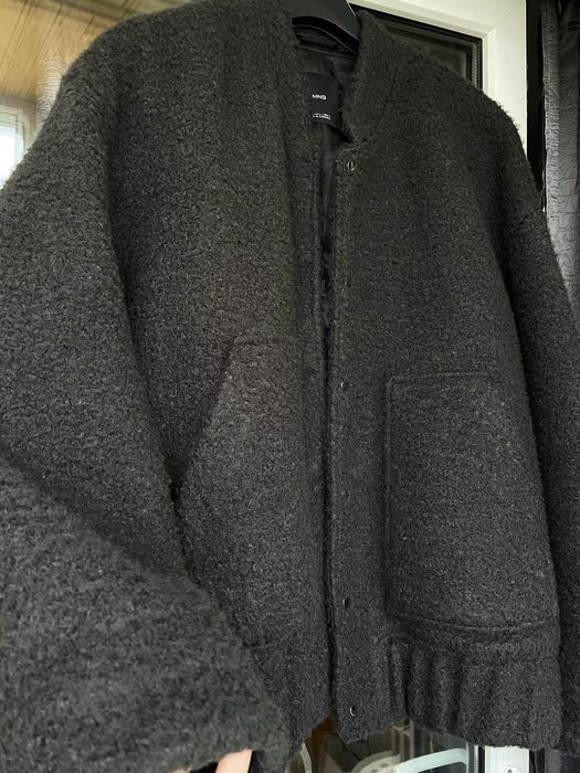 Бомбер Mango графітовий