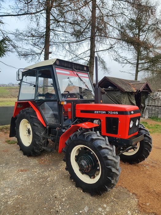 Ciągnik Rolniczy Zetor 7245 4x4 1990r Fajny stan ! nie 7745 nie Ursus