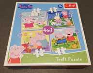 Puzzle Świnka Peppa 4w1