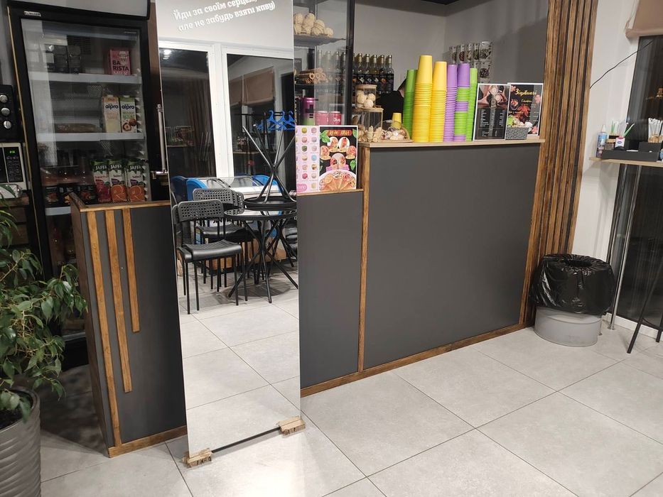 Інвентар для кавʼярні , меблі для кавʼярні, обладнання