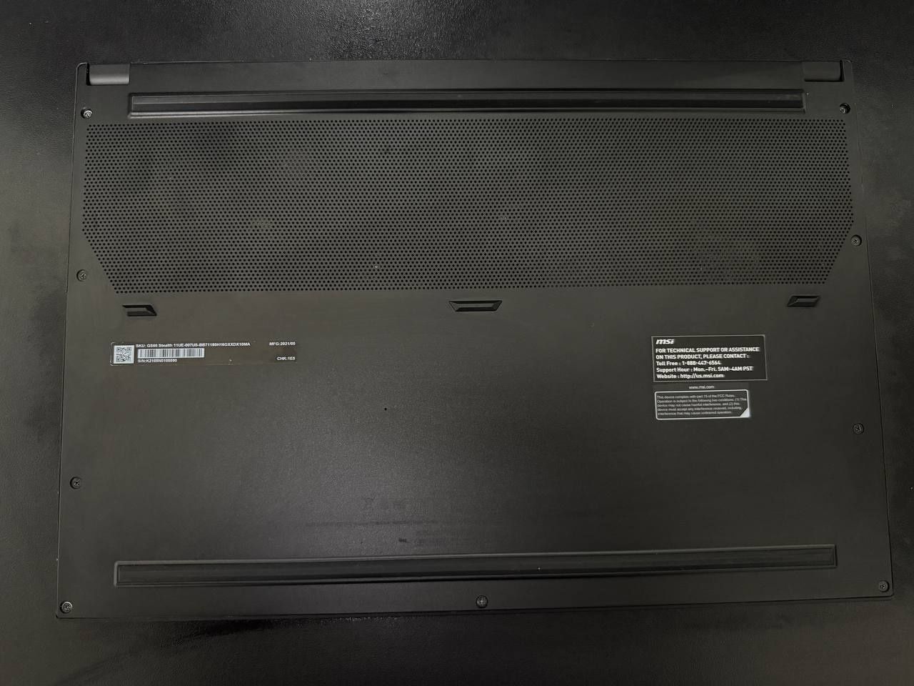 Ноутбук MSI GS66 Stealth 11UE 240Hz/IPS/i7-11800H/16GB/RTX 3060 6GB