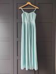 Długa sukienka maxi miętowa 36 H&M