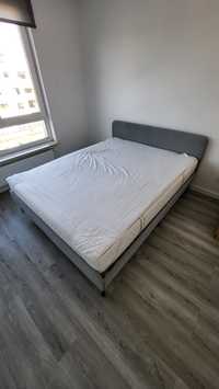 Ikea Slattum łóżko 160x200 szare