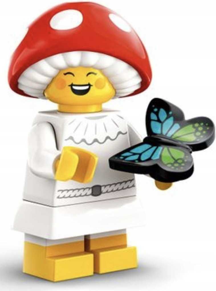 Lego MINIFIGURES 71045 Seria 25 figurka Kobieta Muchomor