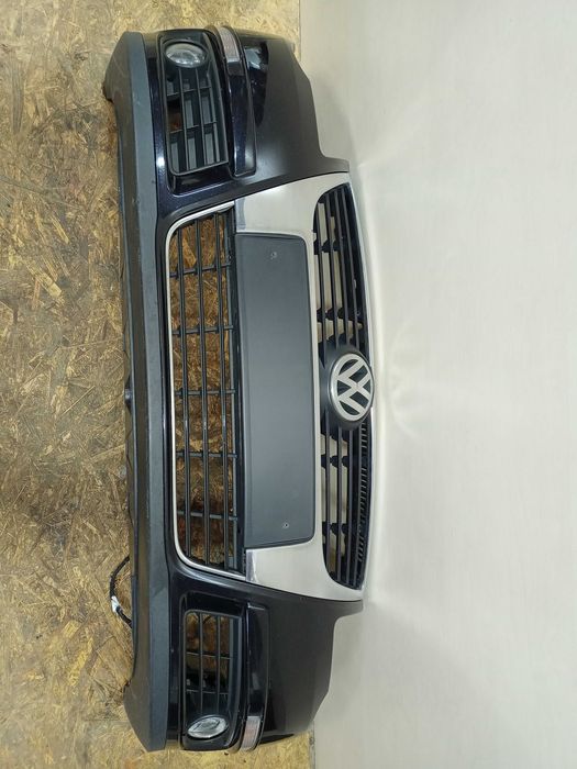 VW Volkswagen Passat B6 zderzak czarny LC9X przód przedni kompletny