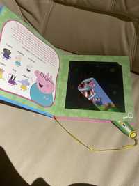 Magiczne obrazki książka Świnka Peppa z latarką co sie tam kryje