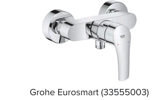 Змішувач Grohe EUROSMART для душу одноважільний Хром (33555003)