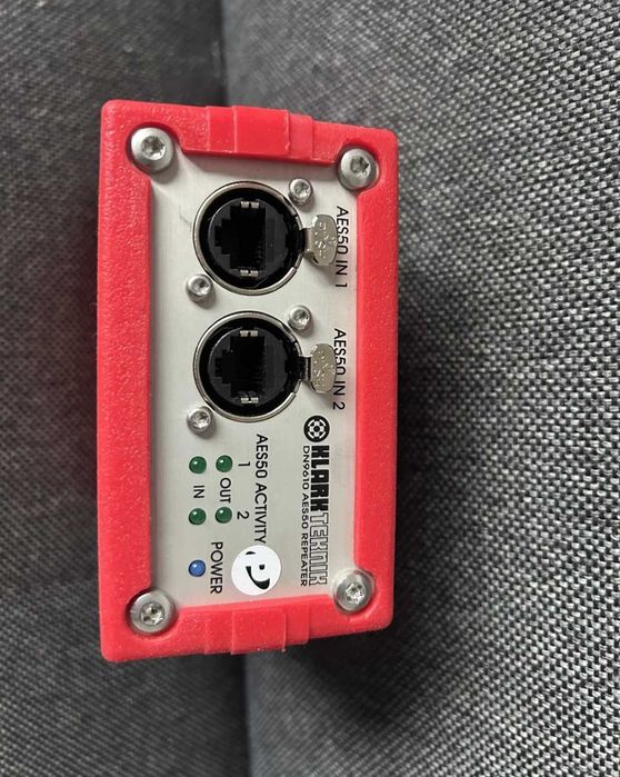Klark Teknik DN9610 Dual Port AES50 Activity