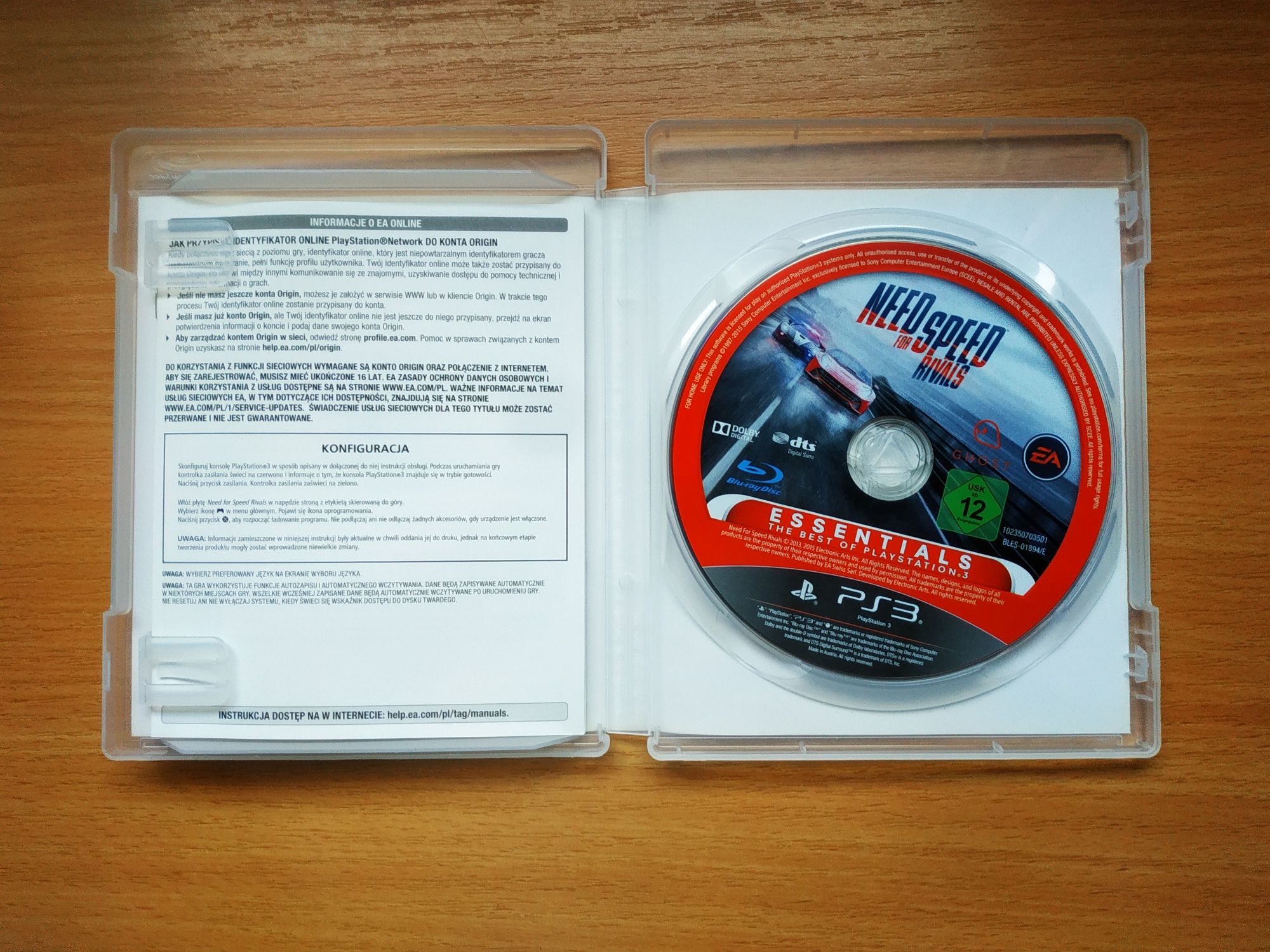 Need for speed rivals ps3, pl, możliwa wysyłka przez olx