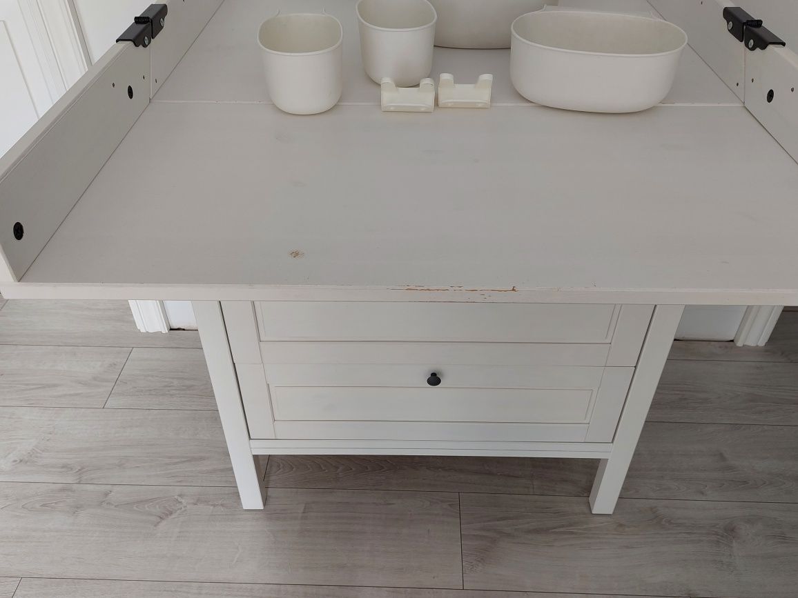 Przewijak komoda SUNDVIK Ikea + kosze