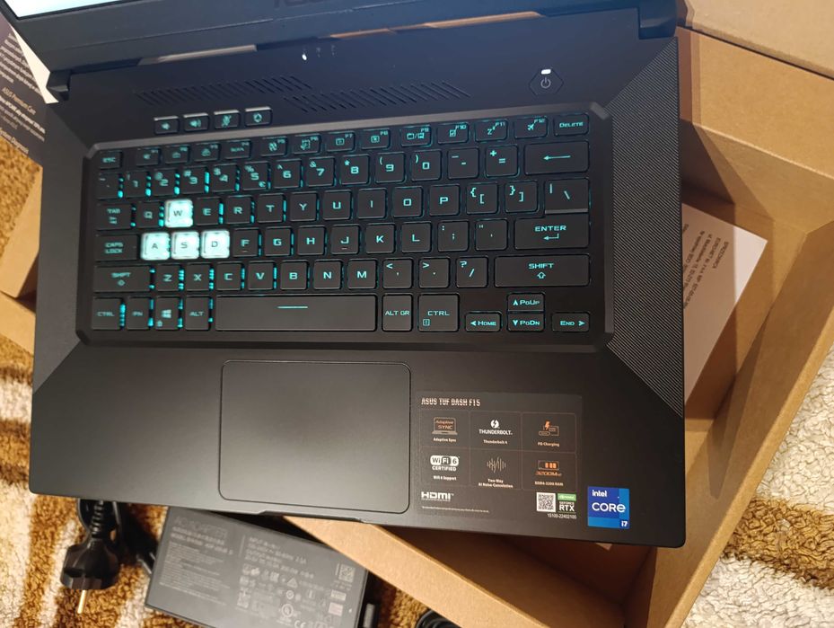 Asus Tuf 144Hz i7 11370h RTX 3060 6GB 16RAM 512 SSD