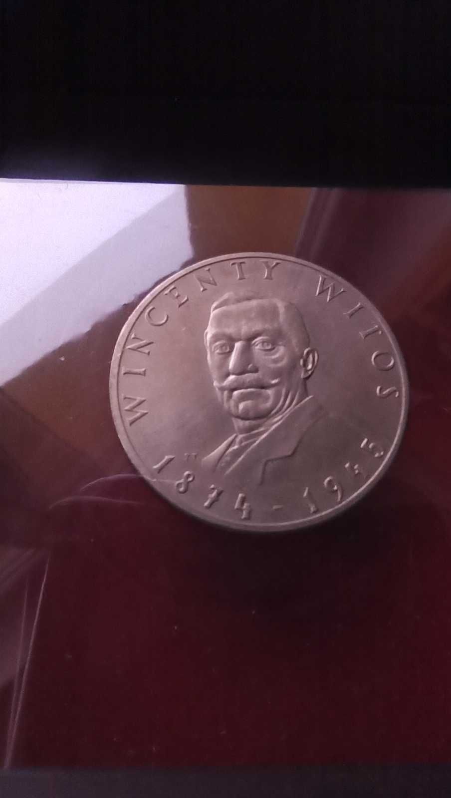 PRL, Moneta 100 złotych Wincenty Witos 1984r / Mennicza