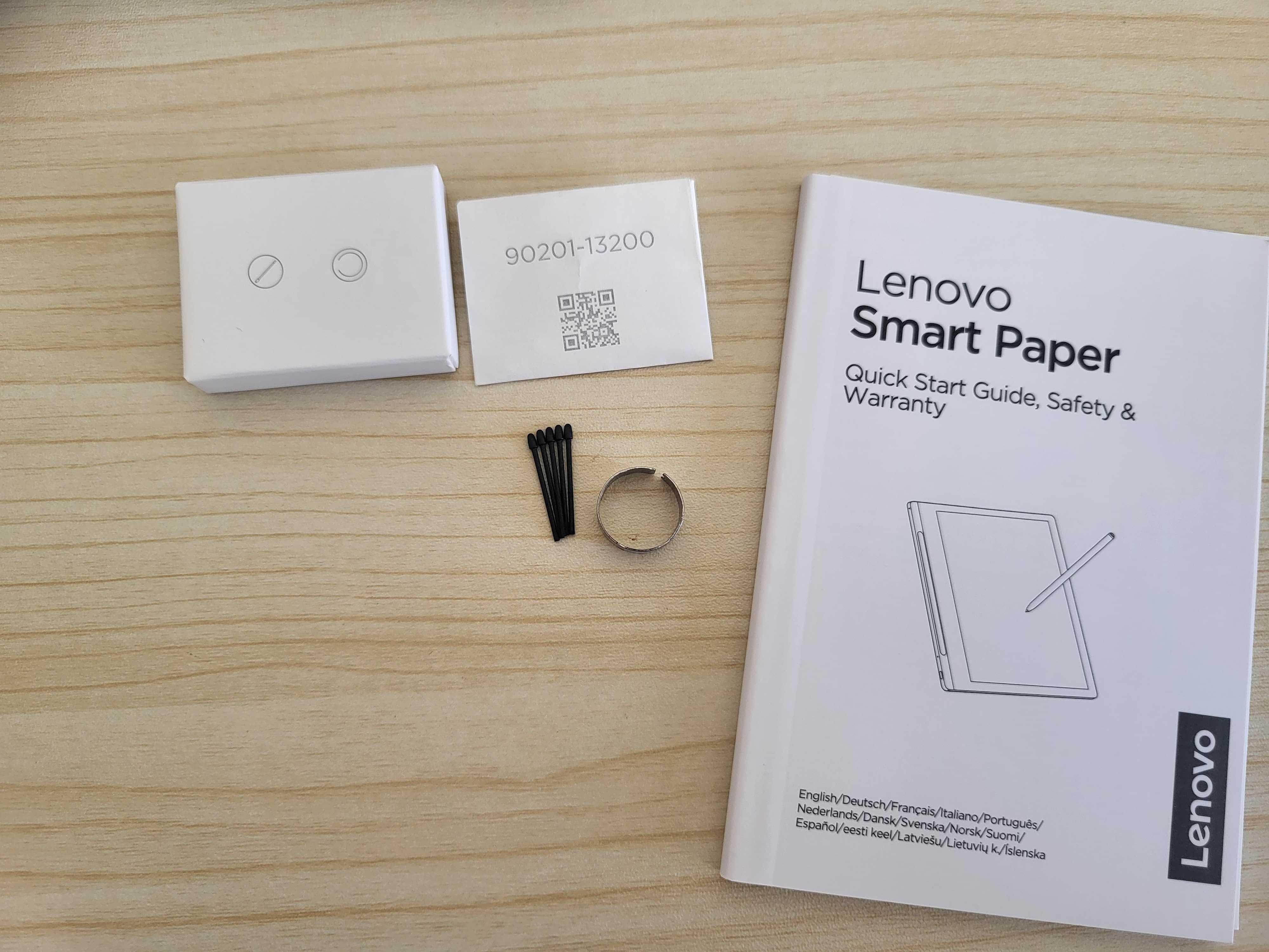 Tablet Lenovo Smart Paper – Como Novo + Acessórios | Ideal para eBooks