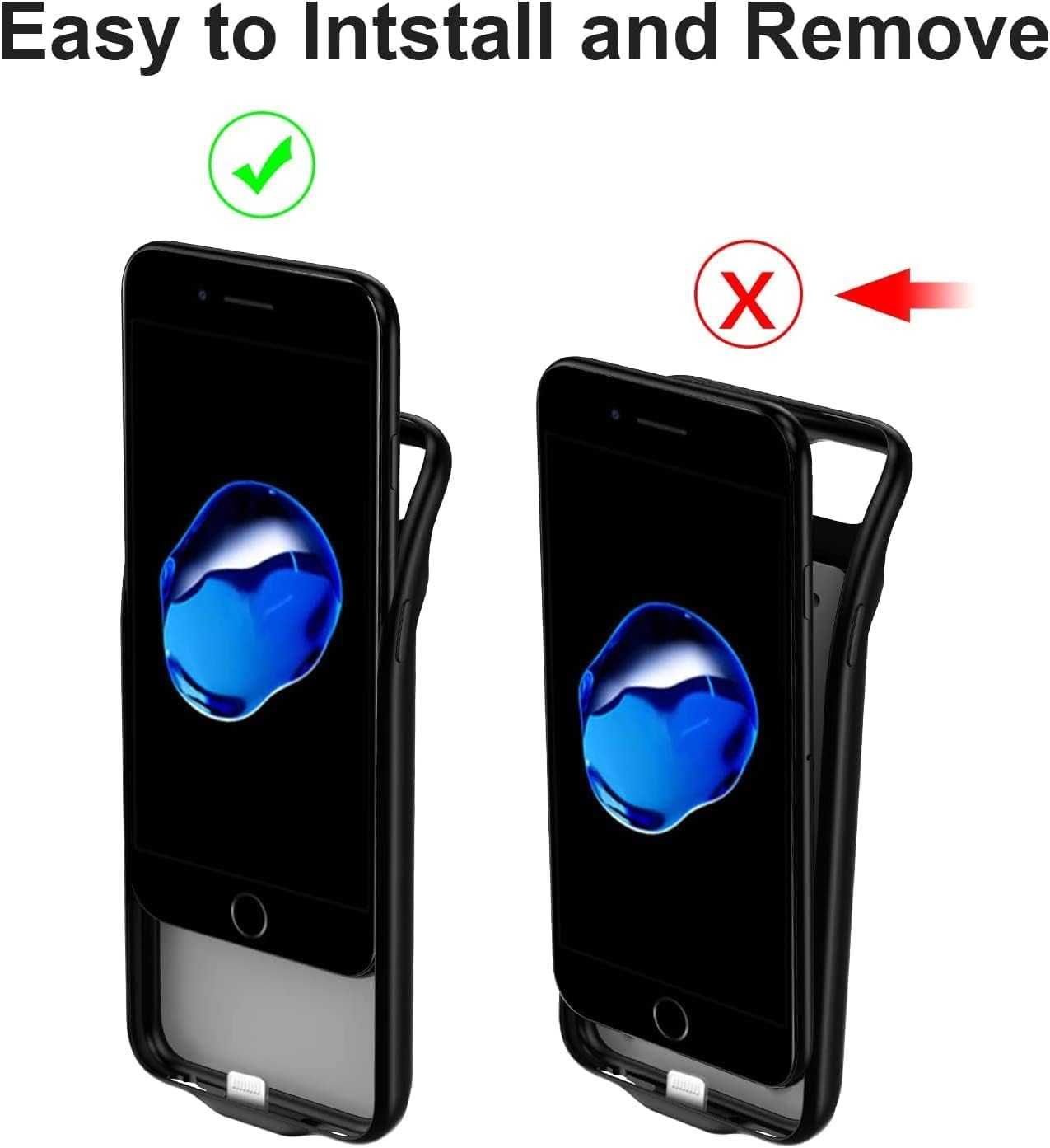YISHDA etui z baterią do iPhone 6/7/8 SE powerbank 6800mAh