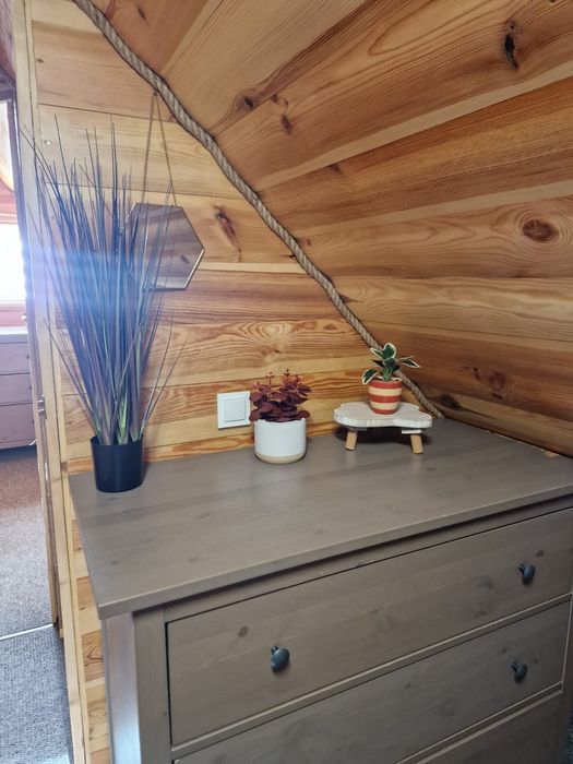 "Zaplecze Lasu" Domek całoroczny z Balią, drewniane domki jacuzzi