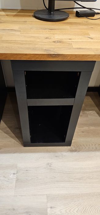 Ikea biurko podstawa do blatu biurka czarne nogi stołu