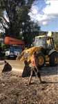 Jcb 3cx экскаватор погрузчик. екскаватор, трактор