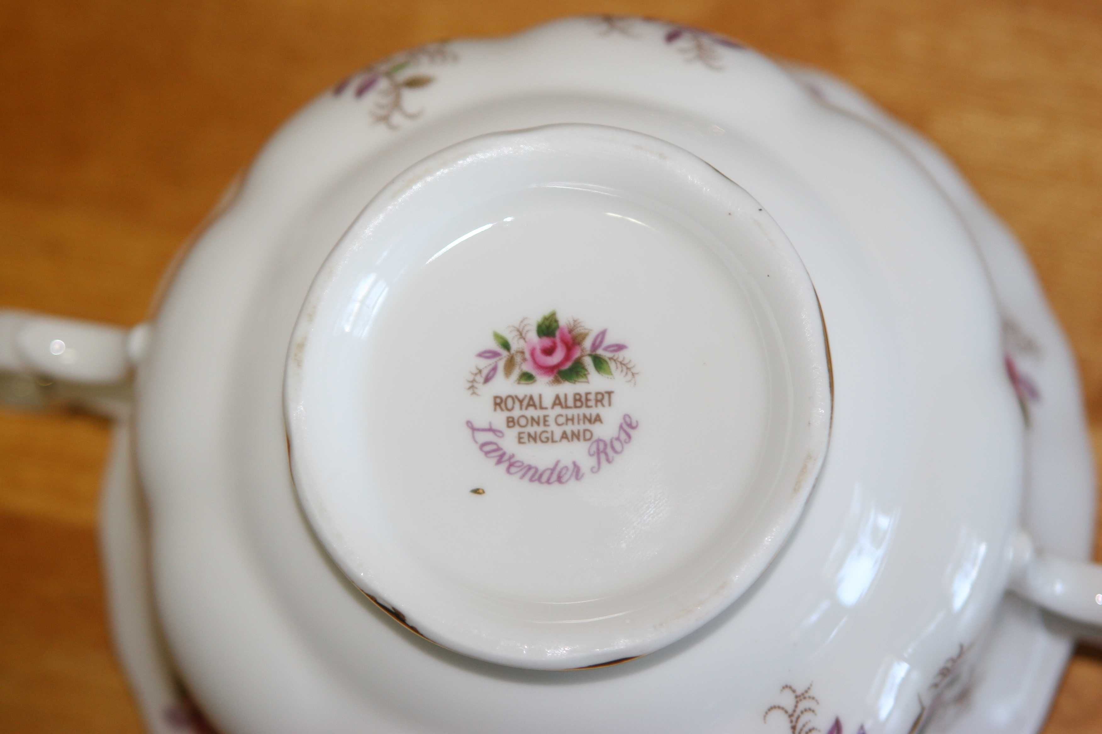 Serviço de 66 peças de ROYAL ALBERT Lavender Rose