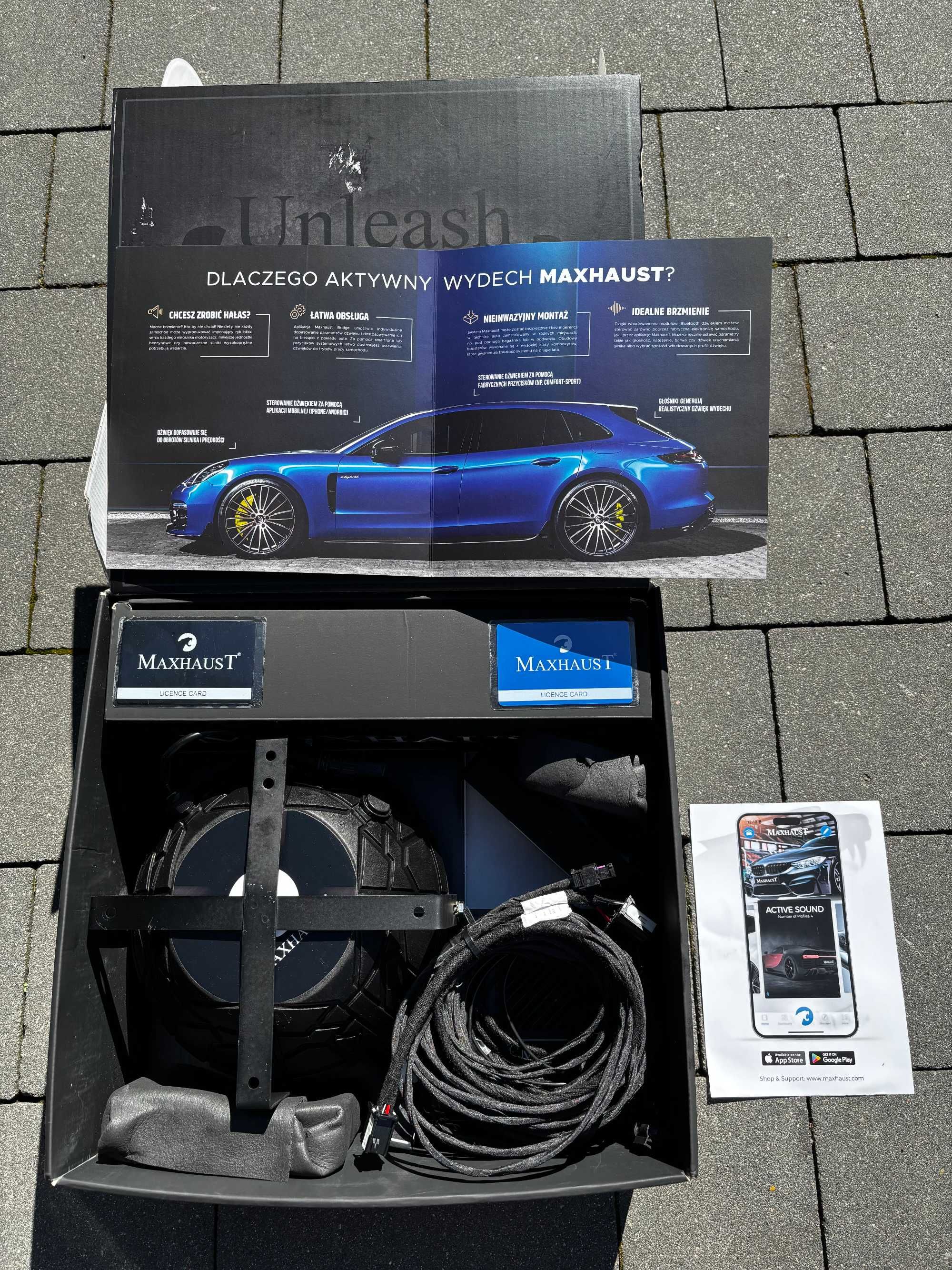 MAXHAUST aktywny wydech Bridge Sound Booster - komplet podstawowy