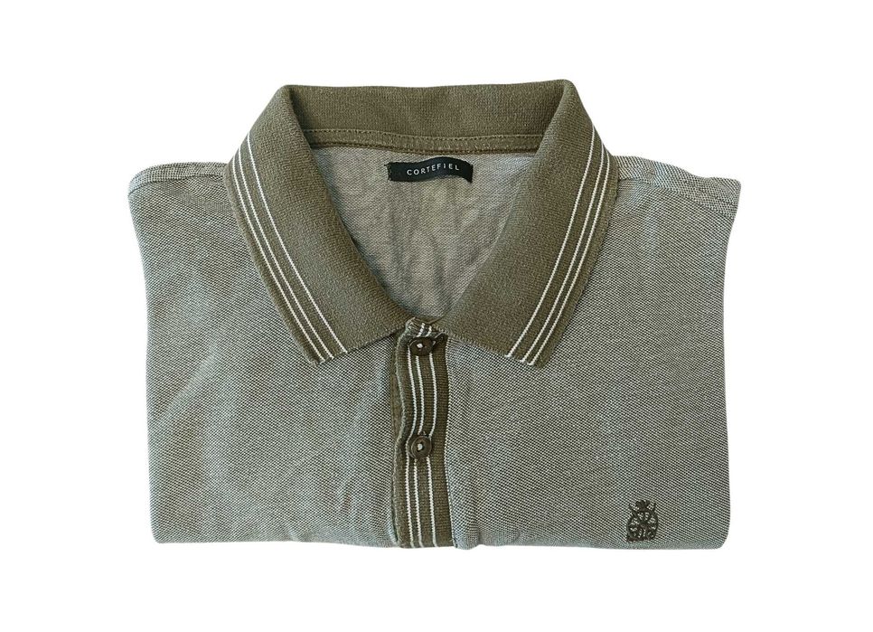Polo Verde Azeitona Cortefiel