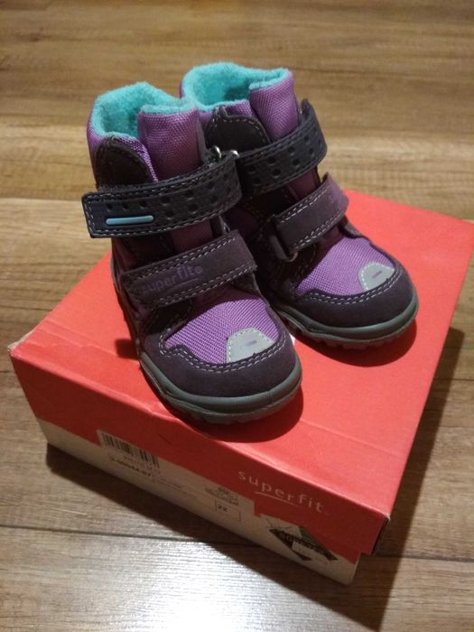 Superfit śniegowce Gore-Tex 22 jak nowe zimowe kozaki dziecięce