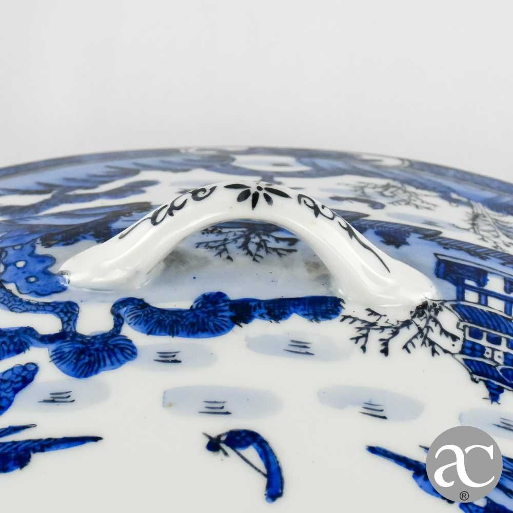 Terrina, porcelana da China, decoração Cantão, Circa 1970