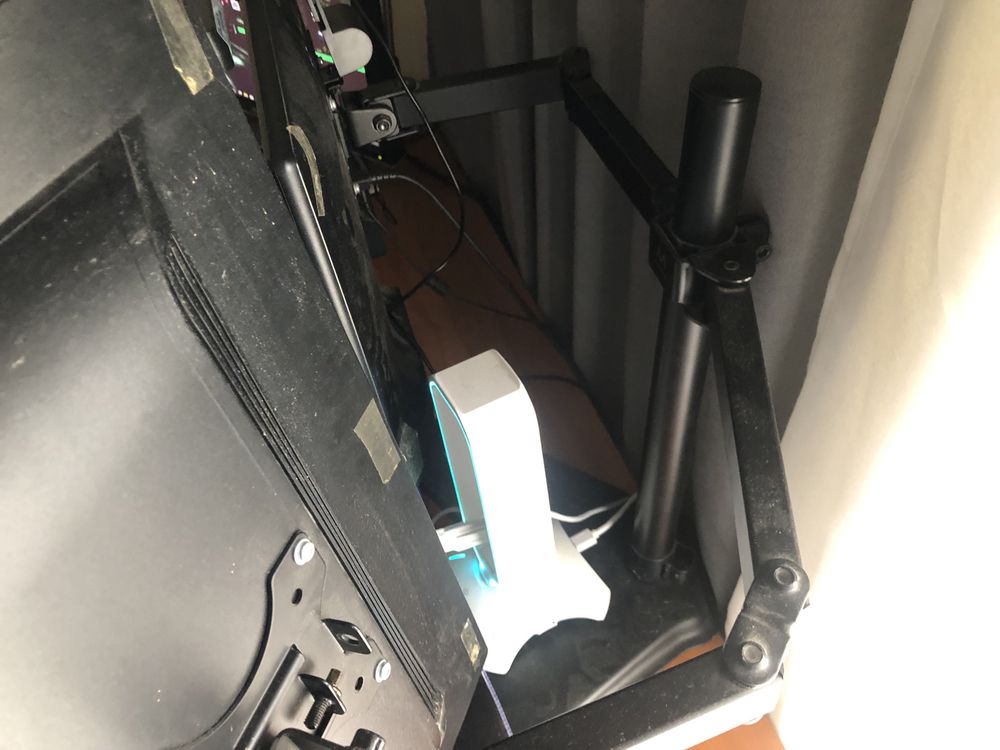 Suporte de 2 monitores com pé