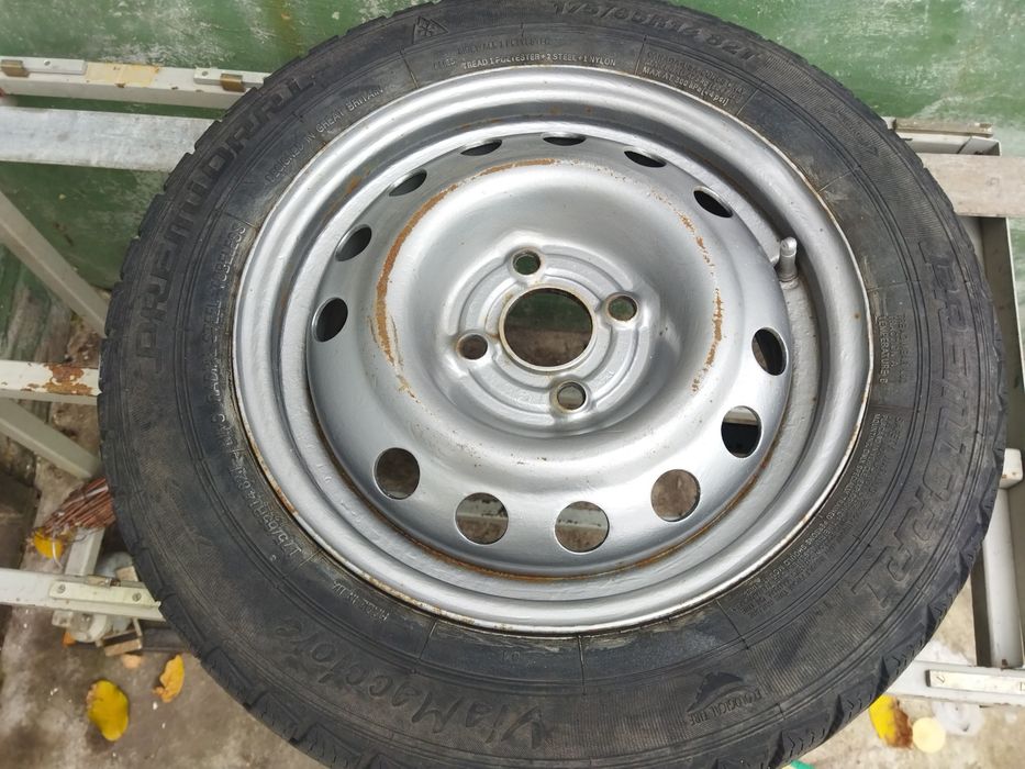 Диск R14 4x100  Ланос  с шиной