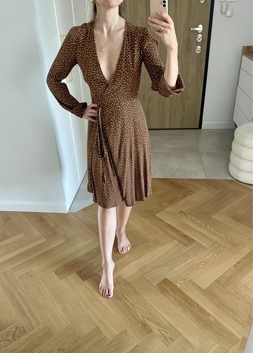 Sukienka kopertowa MLE collection Kasia tusk