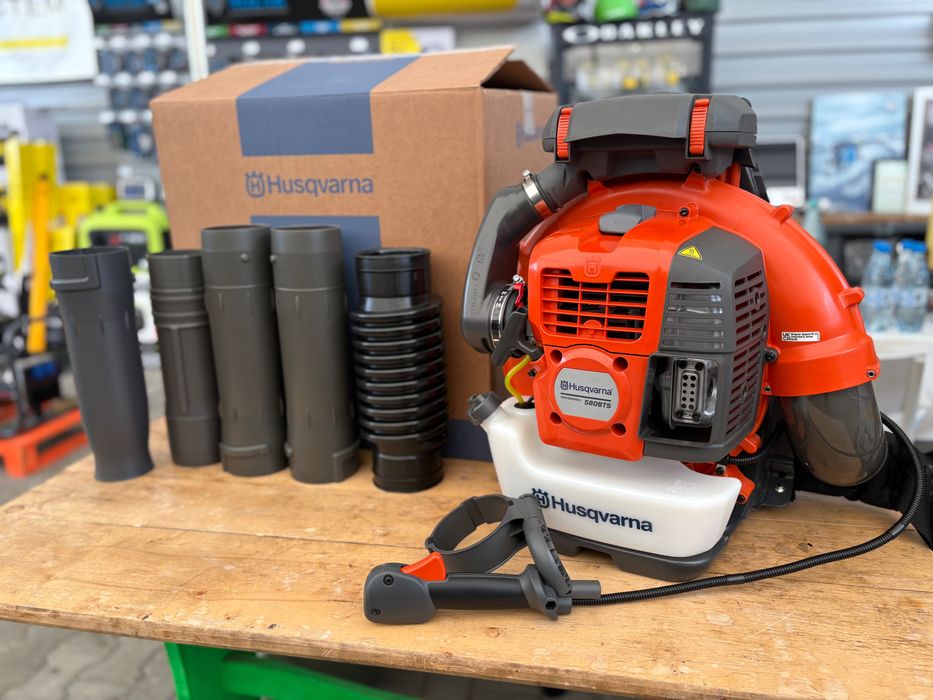 Dmuchawa spalinowa Husqvarna 580BTS o mocy 4,4 KM