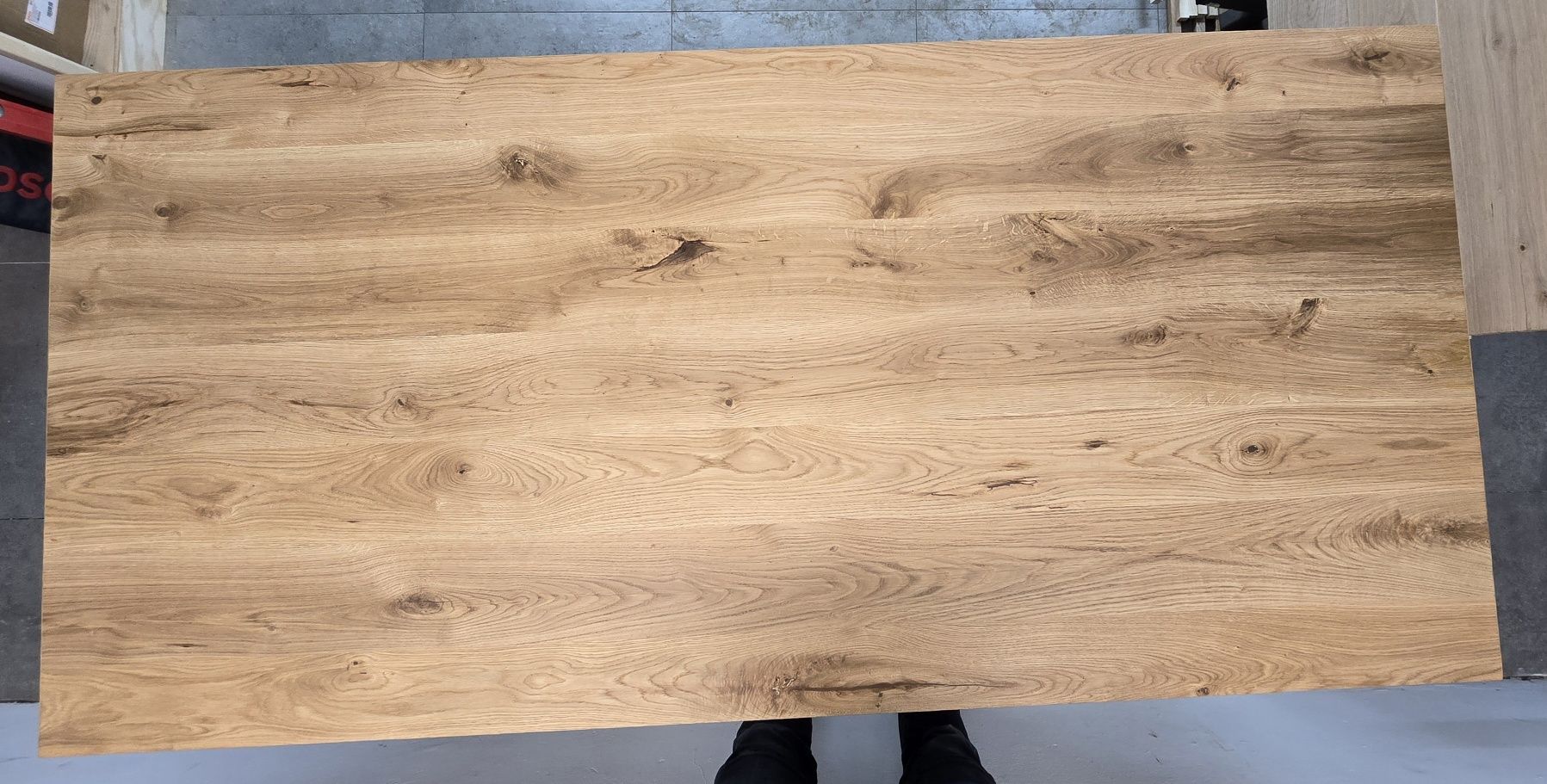 Stół w stylu skandynawskim lite drewno dębowe