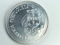 1.000 Escudos 1994 Prata - Tratado de Tordesilhas