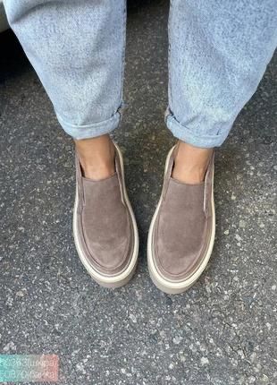 Лоферы женские осень-весна