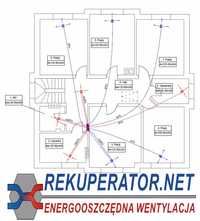 Rekuperacja, wentylacja mechaniczna - projekt rekuperacji