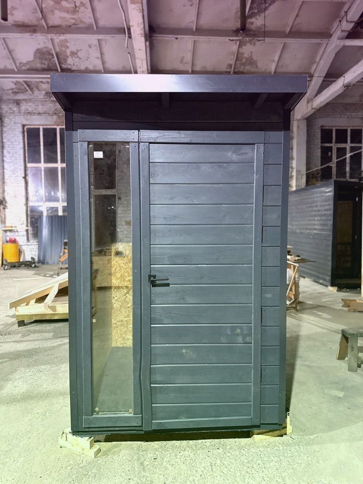 Хозблок 1,50*1,50 в стиле лофт,полки. Доставка,монтаж.