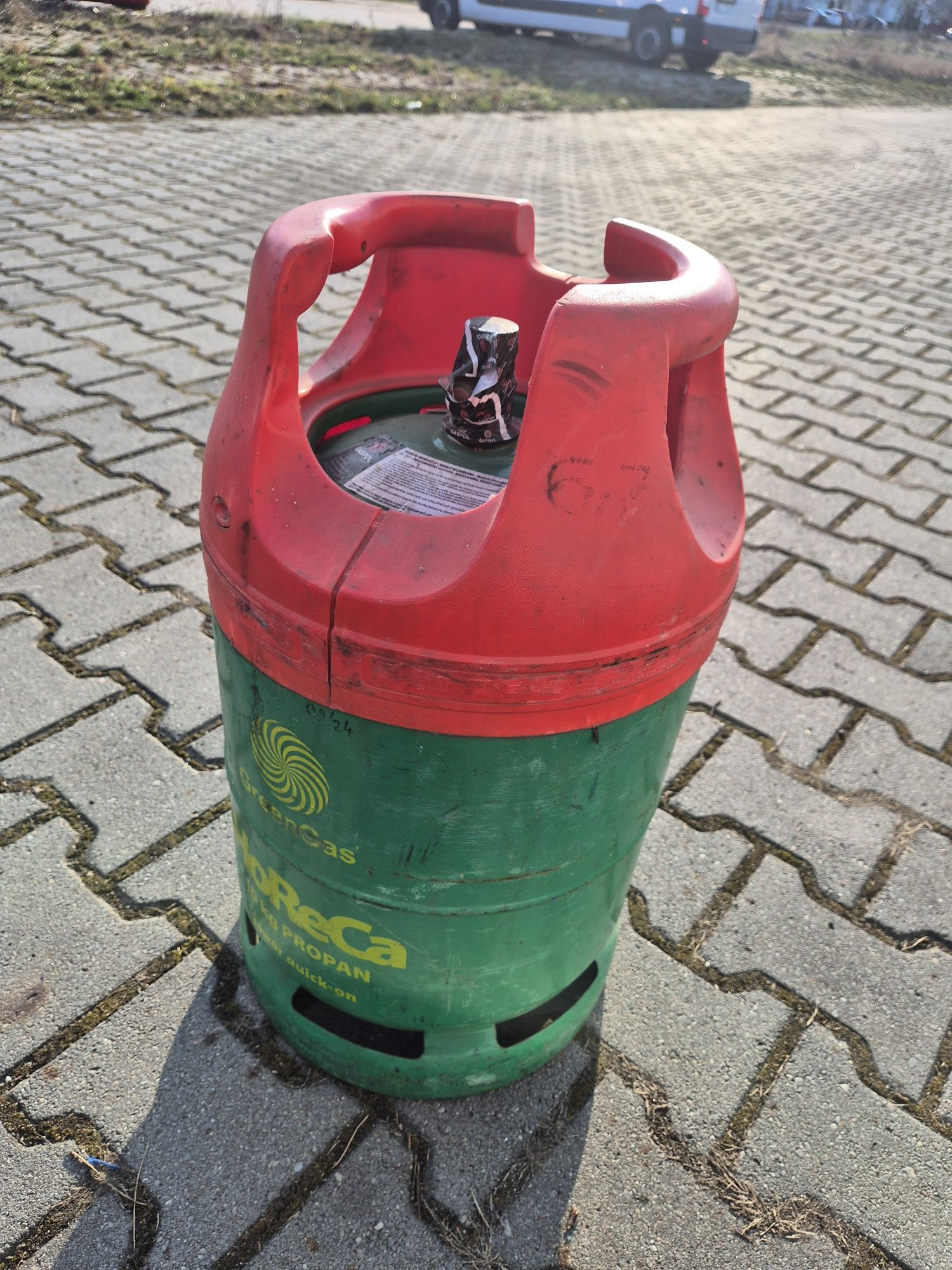 Butla propan PEŁNA zawór quick-on lekka 10kg