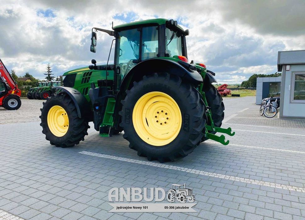 John Deere 6195 M Opony 100 % zaczepy