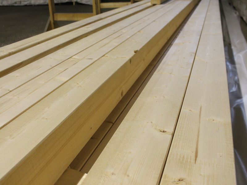 Kantówki klejone DUO, 160x160mm, suszone i strugane. Mikołów, śląskie.