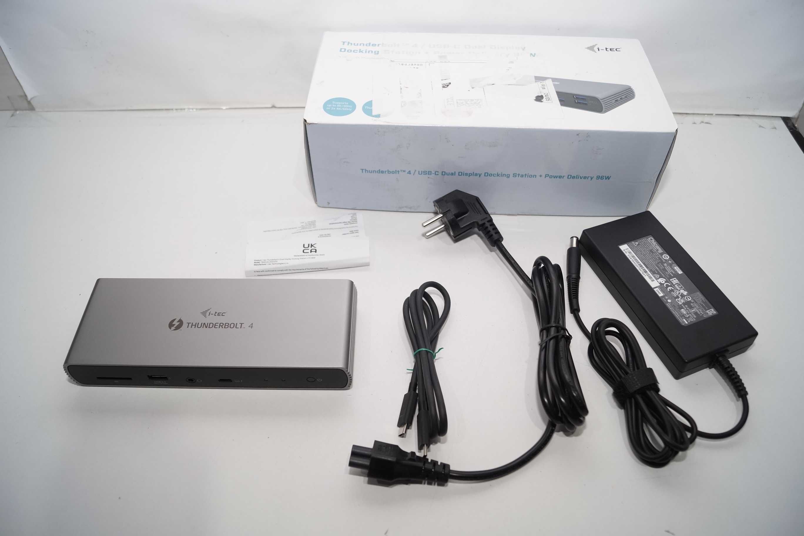 Stacja dokująca I-tec Thunderbolt 4 Dual Display Power Delivery 96W