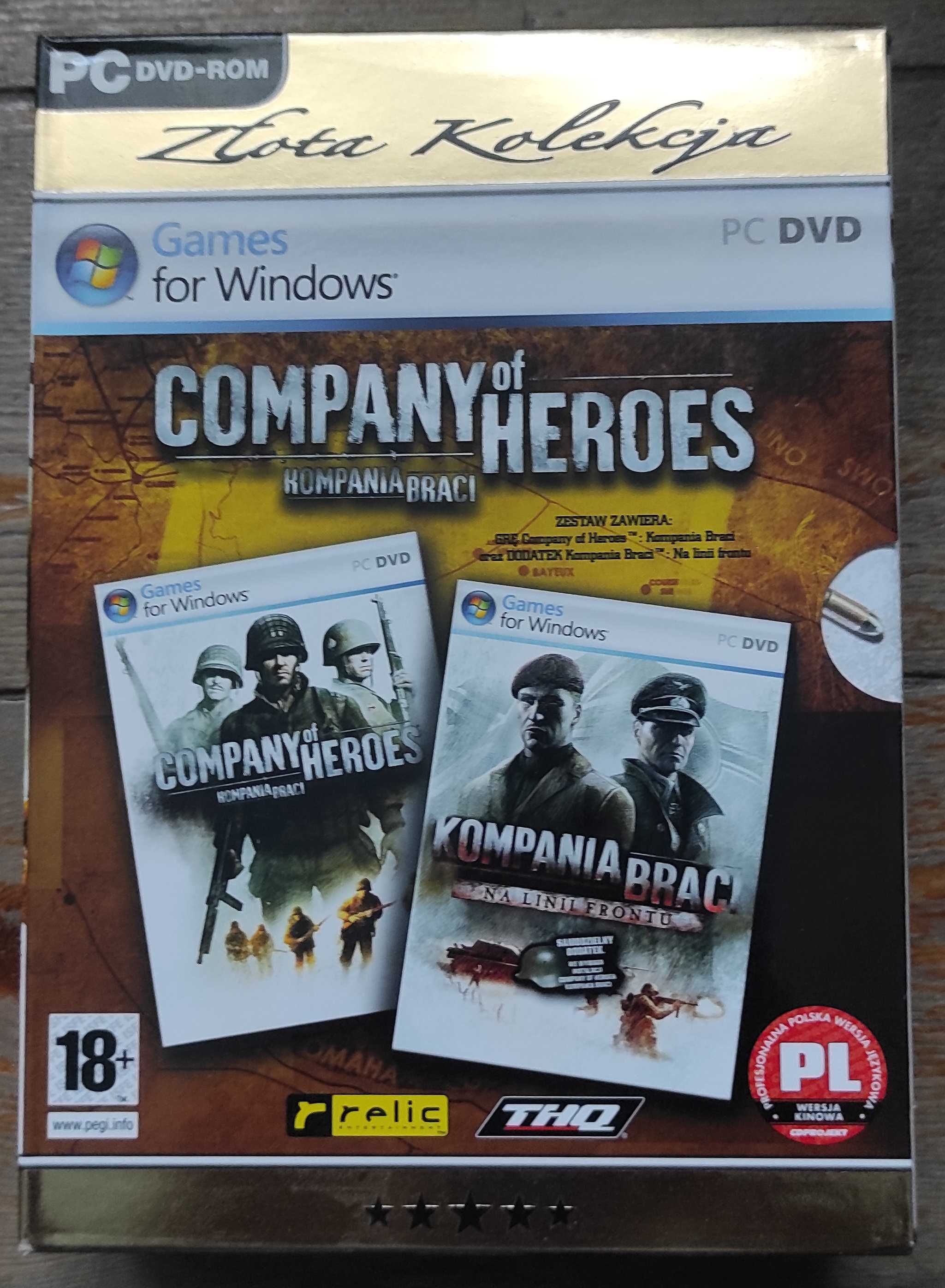 Company of Heroes (Kompania Braci) + Tales of Valor zestaw PL PC