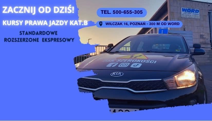 Jazdy doszkalające dodatkowe kat. B - wolne terminy