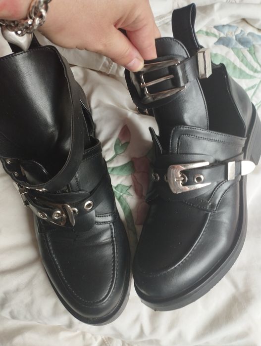 Rockowe botki sztyblety