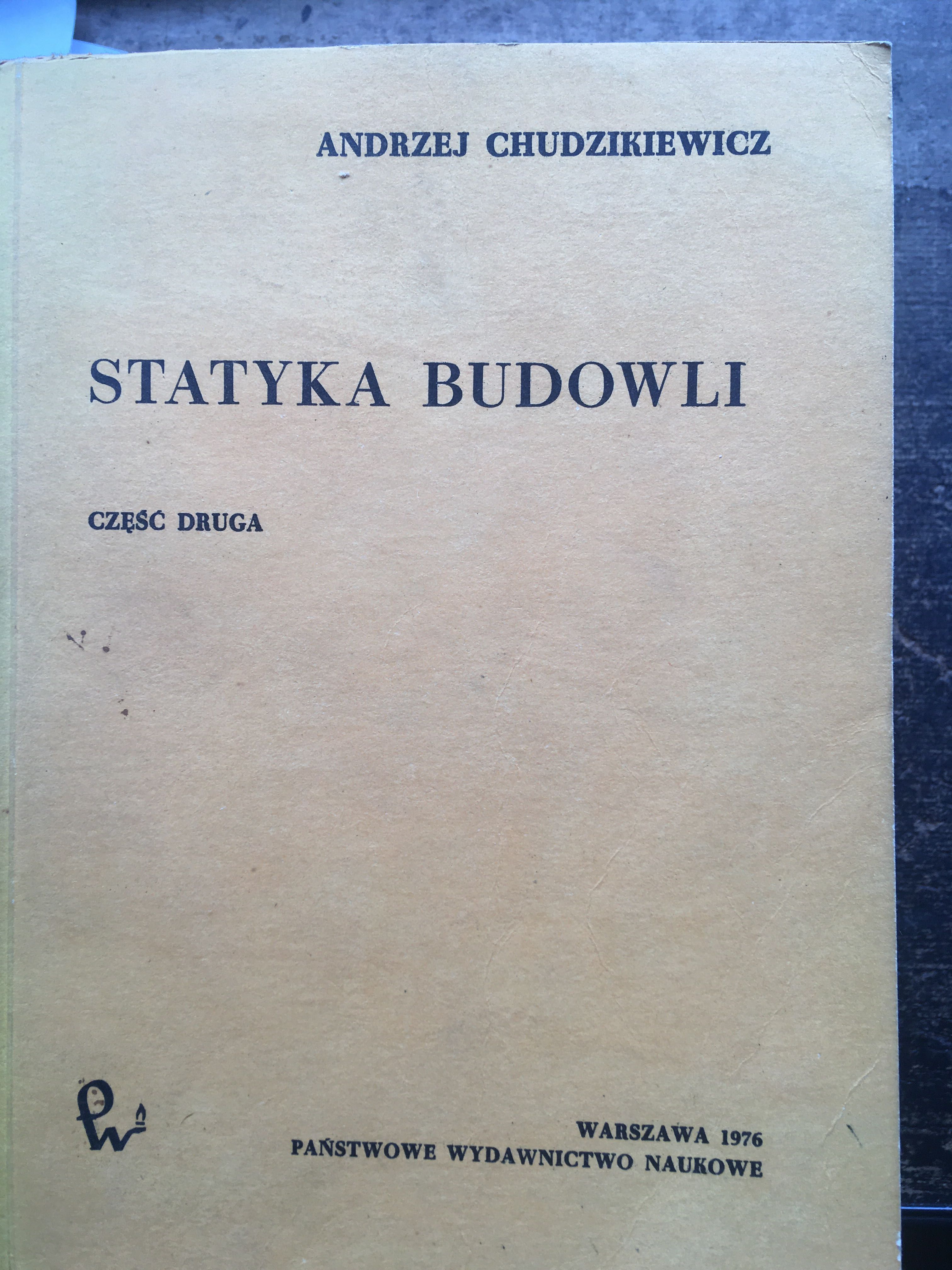 Książka Statyka budowli