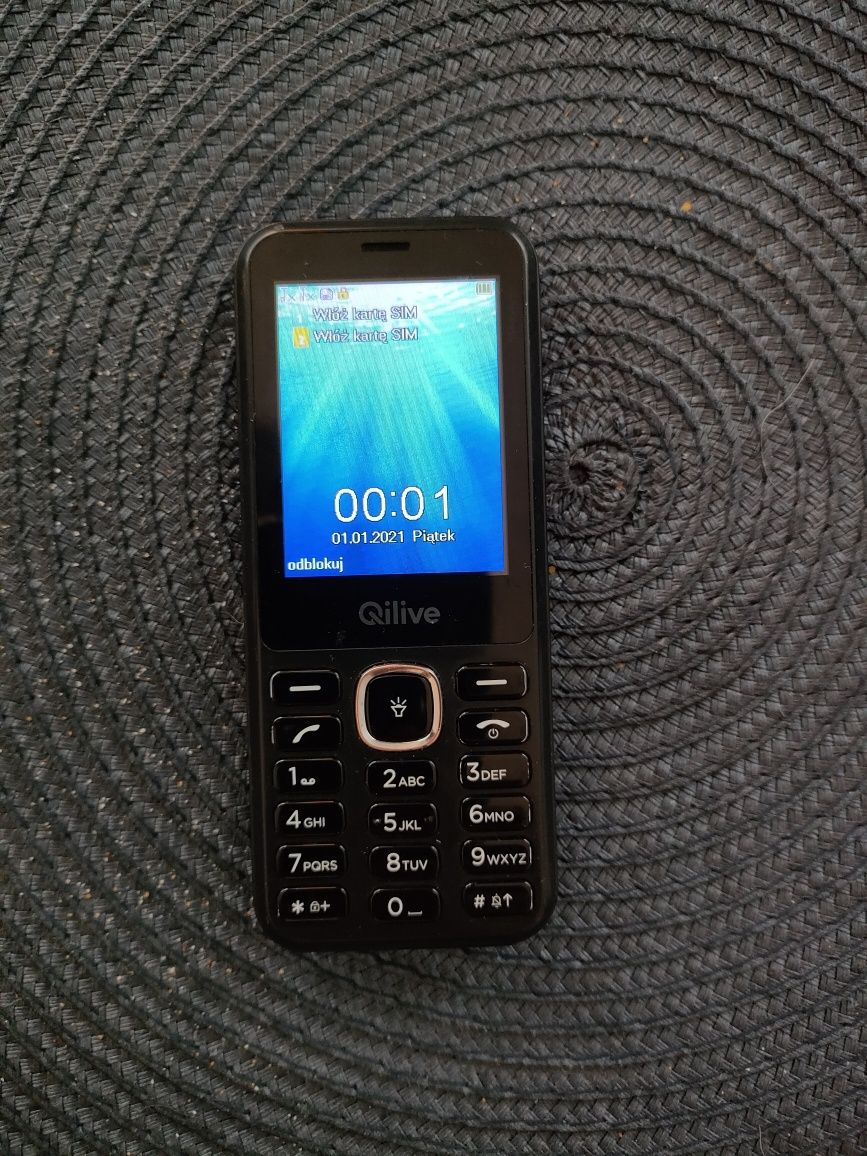Telefon dla seniora Dual SIM
