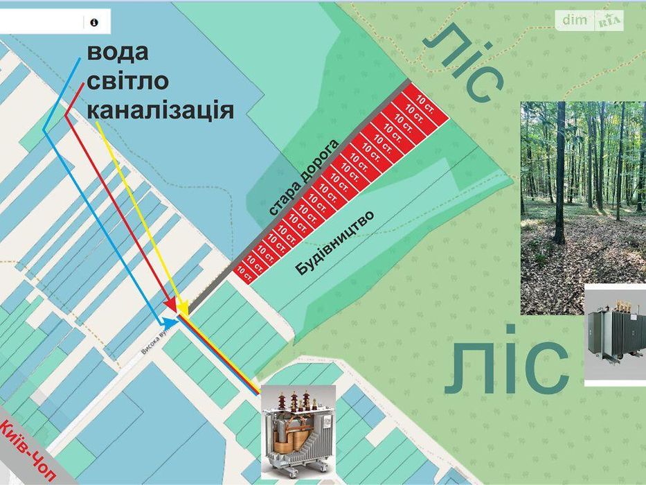 Продам участок с/х назначения Барвінок