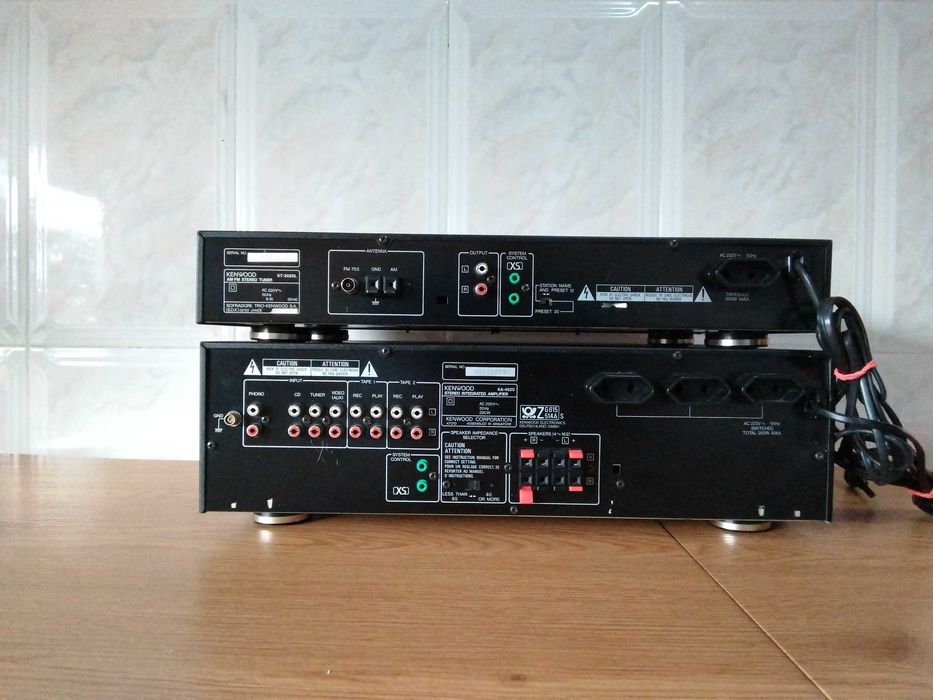 Amplificador integrado Kenwood KA-4520+ Sintonizador Kenwood KT 2020L