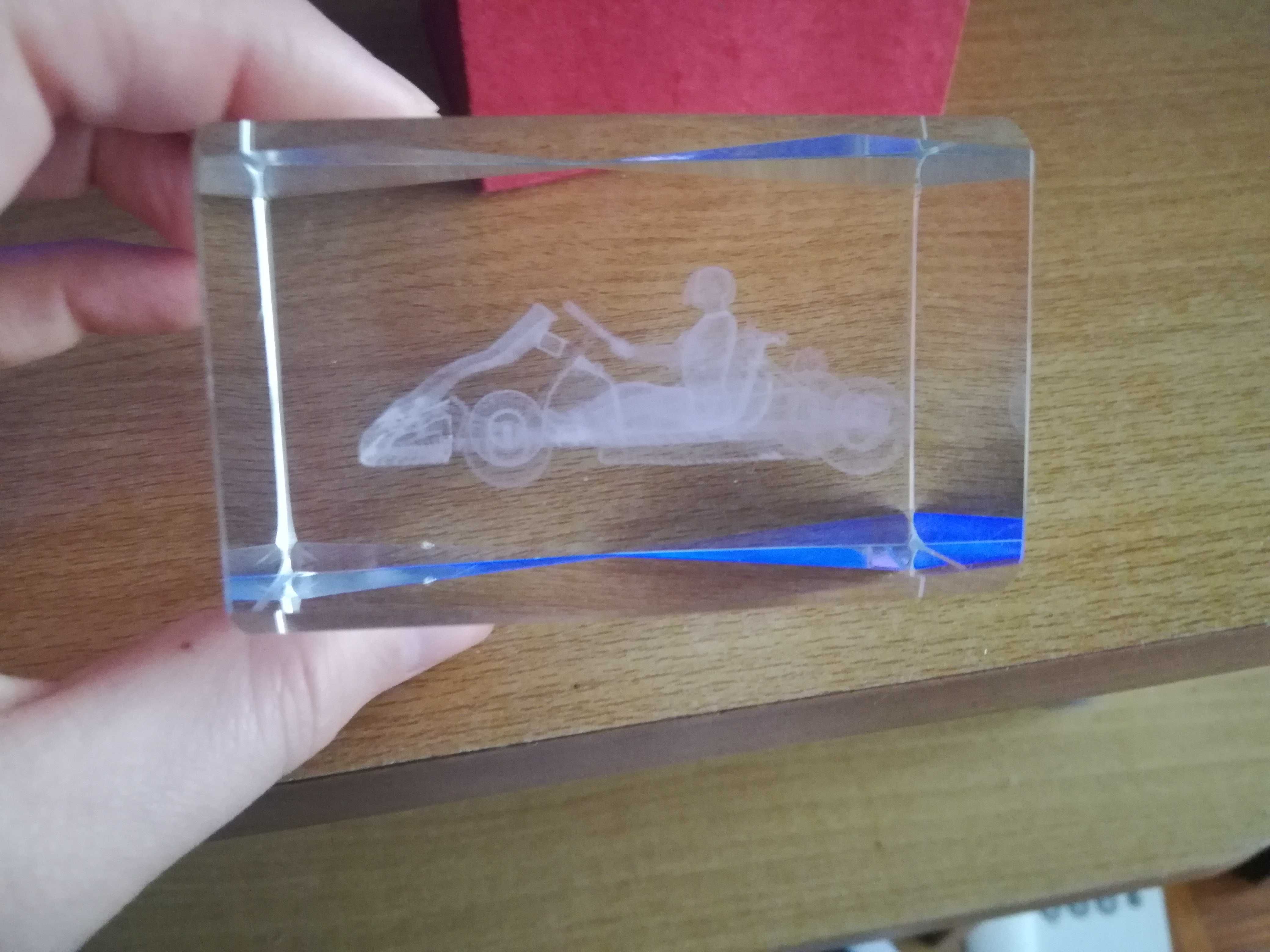 Peça decoração Cubo Laser 3D Karting