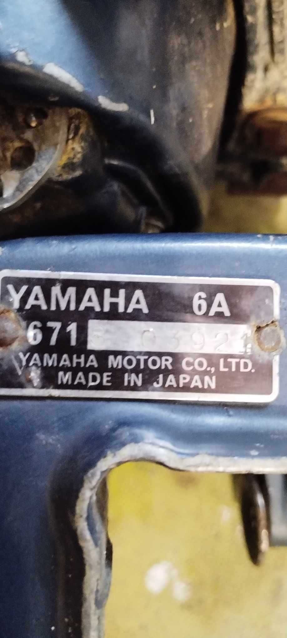 Silnik Yamaha do łódki 6 KM zaburtowy, chyba krótka stopa będzie tanio