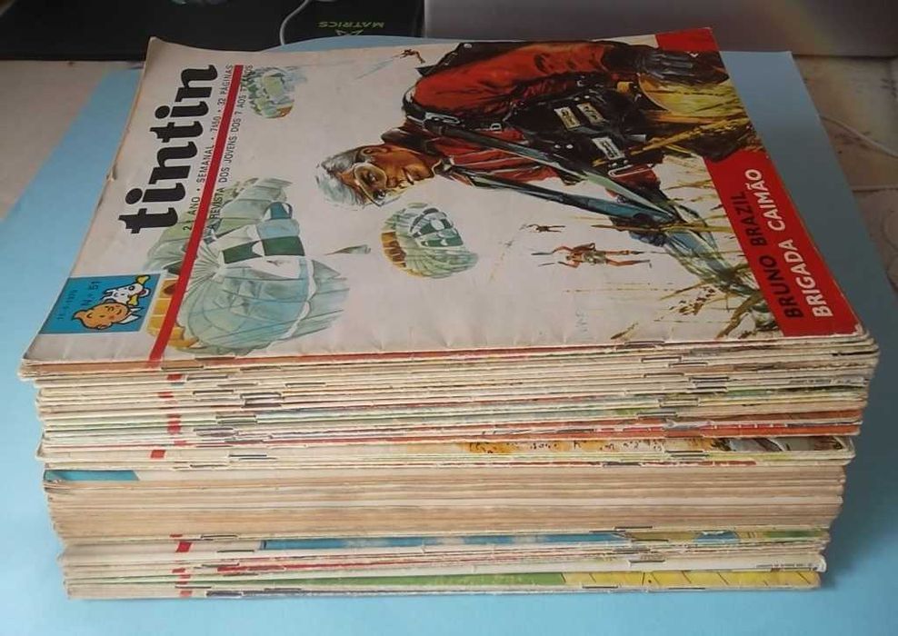 TINTIN - Lote de revistas do 2º ano