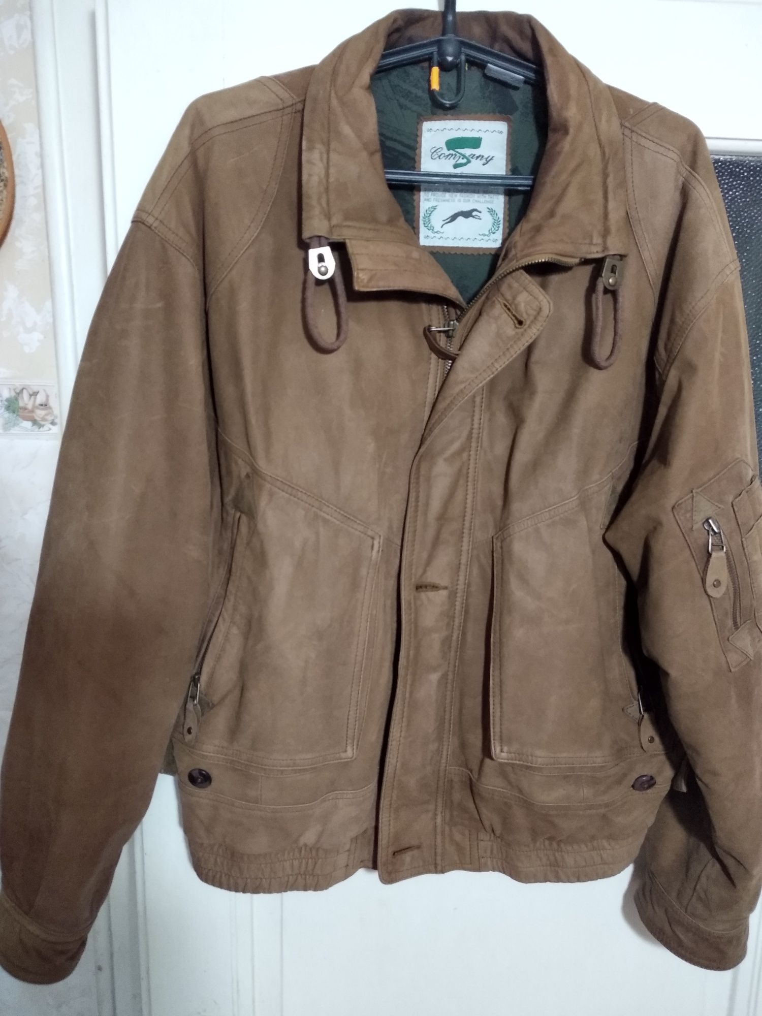 Куртки мужские кожаные, Canadiana, River Island,p.L
